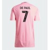 Inter Miami Rodrigo De Paul #7 Hjemmedrakt Kvinner 2026-27 Kortermet